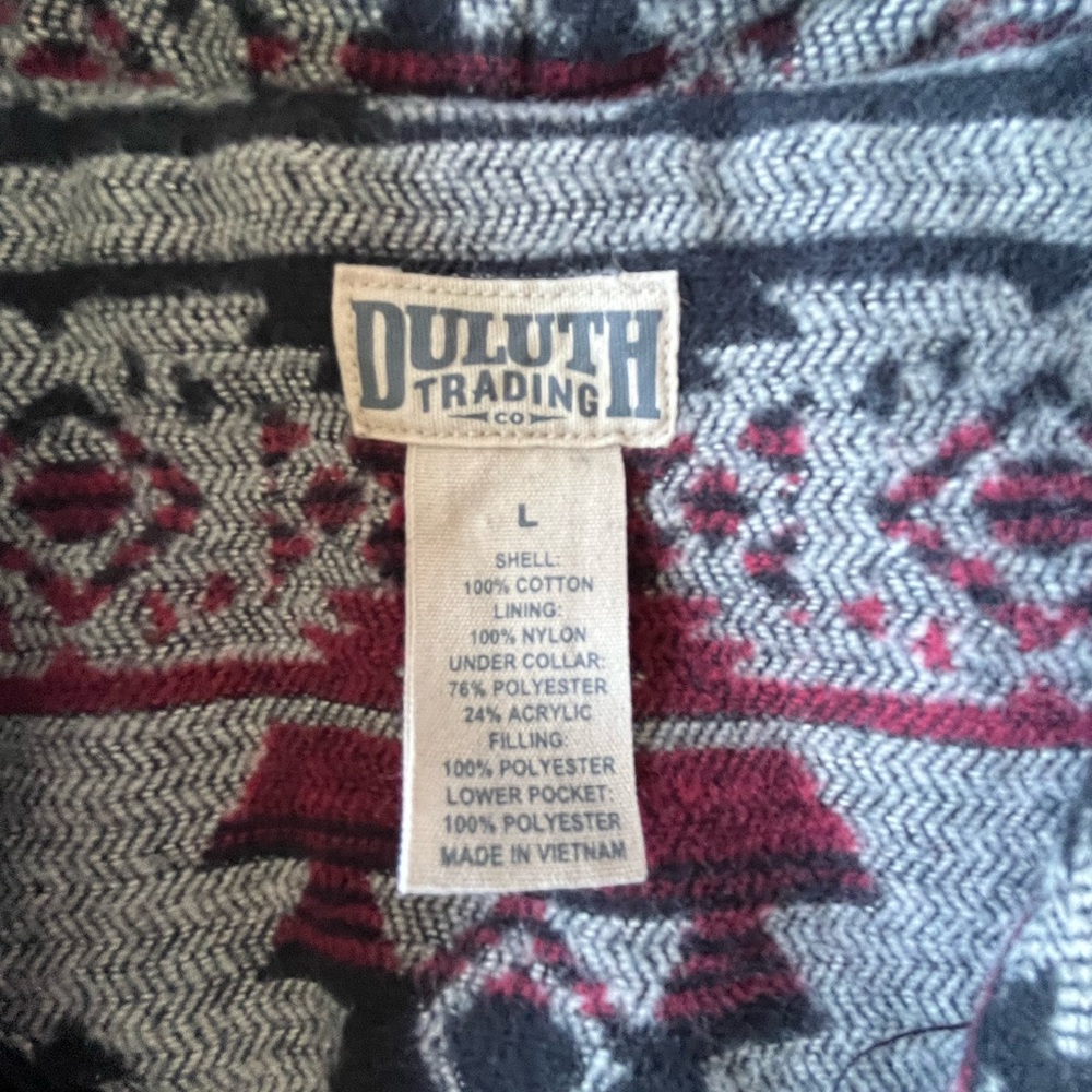 Duluth Trading Co Women’s Sherpa Festivest, Large Aztec - Picture 4 of 6